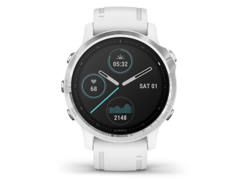 Garmin Fenix 6S Silver white/white band.Picture3