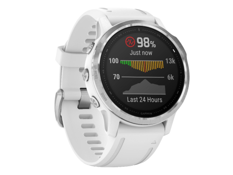 Garmin Fenix 6S Silver white/white band.Picture4