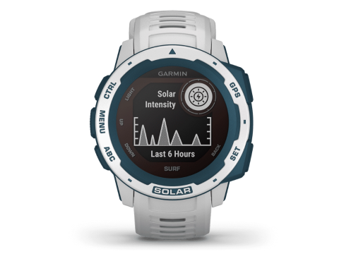 Garmin Instinct Solar, Surf, Cloudbreak.Picture2