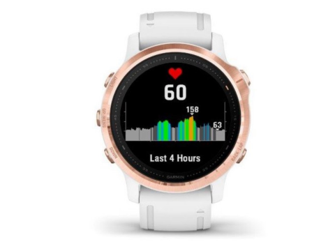 Garmin Fenix 6S PRO Glass, RoseGold/White Band.Picture4