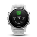 Garmin Fenix 5S Silver Optic, White band.Picture3