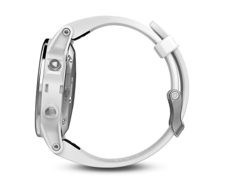 Garmin Fenix 5S Silver Optic, White band.Picture6