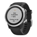 Garmin Fenix 6S Silver black/black band.Picture2