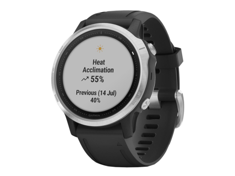 Garmin Fenix 6S Silver black/black band.Picture2