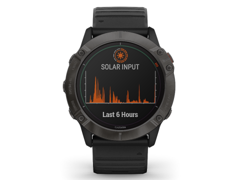 Garmin Fenix 6 Pro Solar, Slate Gray With Black Band.Picture4