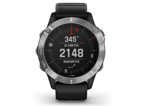 Garmin Fenix 6 Solar, Silver/Black Band.Picture4