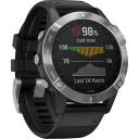 Garmin Fenix 6 Silver/ Black Band.Picture3