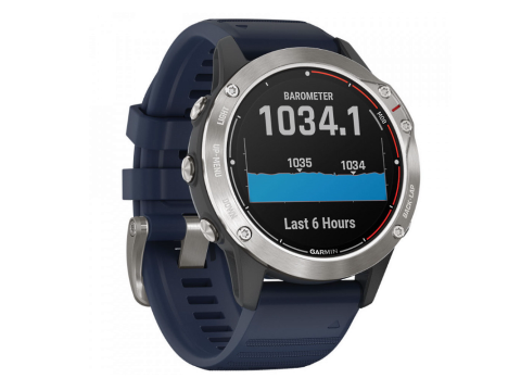 Garmin Quatix® 6 Gray with Captain Blue Band.Picture3