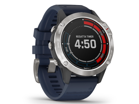 Garmin Quatix® 6 Gray with Captain Blue Band.Picture5