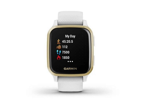 Garmin Venu Sq, LightGold / White Band.Picture3