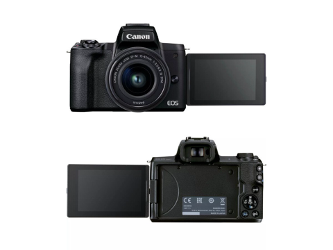 Canon EOS M50 Mark II Black+ EF-M 15-45 mm IS STM.Picture4