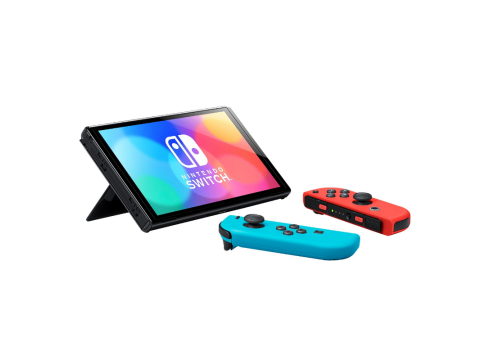 Nintendo Switch console Neon Blue/Neon Red (OLED).Picture3