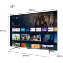 TCL TV 43P725, 43", 4K Ultra HD, DVB-T2/C/S2.Picture2