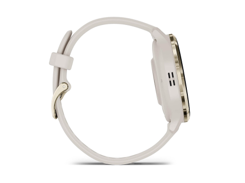 Garmin Venu 3S, Cream Gold/Ivory Silicone Band.Picture5
