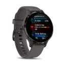 Garmin Venu 3S, Slate/Gray, Silicone band.Picture2