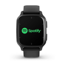 Garmin Venu Sq 2 Music Slate / Black Silicone Band.Picture2