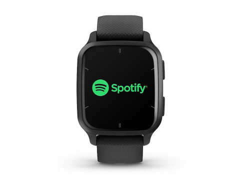 Garmin Venu Sq 2 Music Slate / Black Silicone Band.Picture2