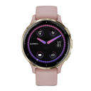 Garmin Venu 3S, Cream Gold/Dust Rose Silicone Band.Picture3
