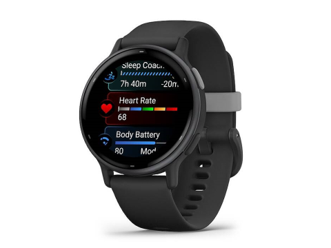 Garmin vívoactive 5 Slate / Black Silicone Band.Picture3