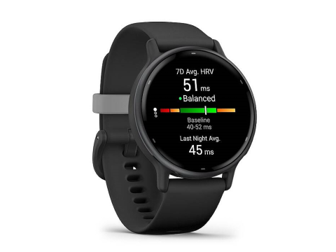 Garmin vívoactive 5 Slate / Black Silicone Band.Picture4