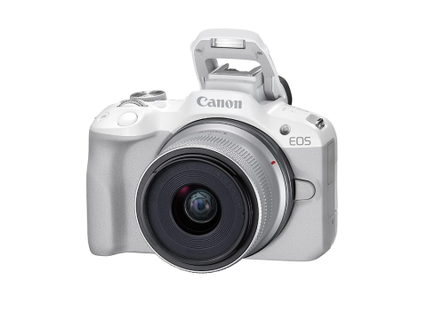 Canon EOS R50 + RF-S 18-45mm 4.5-6.3 IS STM, White.Picture2